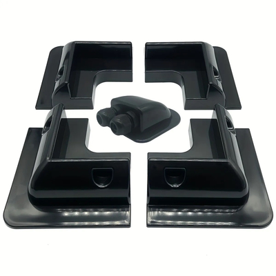 ABS-beugels voor installatie van zonnepanelen op caravan motorhome RV 7PCS Wit Zwart