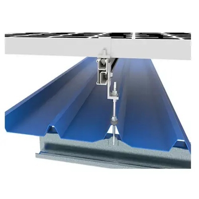 Sneeuwbelasting 1,4 kn/m2 L voet Solar Roof Mounting System Racking voor Multi Size Metal Roof
