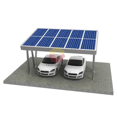 Aanpasbaar Carport Solar System Pergola met 60m/s Windbelasting Neigingshoek 0-60 graden