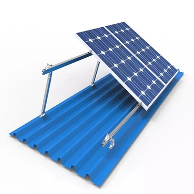 Voorste en achterste steunbeugel voor het monteren van hoekverstelbare zonnepanelen
