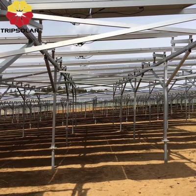 Open velden Installatieplaats Zonnepaneel Ground Mount System met aangepast ontwerp