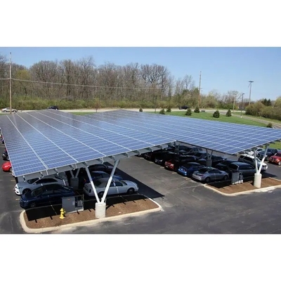 Anodisatie Hoog voorgeassembleerd 5kw Aluminium Carport Rack Zonneparkeergarage voor Huis