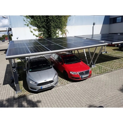 Anodisatie Hoog voorgeassembleerd 5kw Aluminium Carport Rack Zonneparkeergarage voor Huis