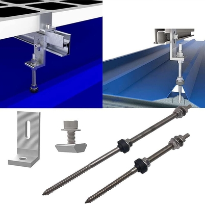 Sneeuwbelasting 1,4KN/m2 M10*200 Zonne-aardschroeven met aluminium roestvrij staal 304