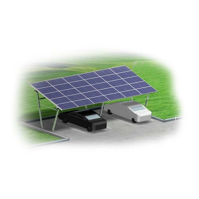 Waterdicht fotovoltaïsch zonne-carport voor platte open velden geanodiseerd aluminium zonne-dak carport