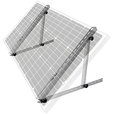 Installatie van PV-zonnepanelen Verstelbare zonnepaneelbeugel met concurrerende zonneinstallatie