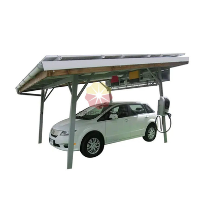 1.4KN/m2 Sneeuwbelasting en 60m/s Windbelasting Aluminiumstructuur voor zonnecarportmontage