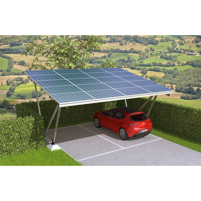 Windbelasting 60M/s Solar Panel Carport Solar Mounting System met geanodiseerde afwerking