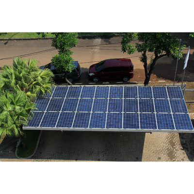 Windbelasting 60M/s Solar Panel Carport Solar Mounting System met geanodiseerde afwerking
