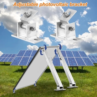 Verstelbare zonnepanelen voor draagbare aluminiumframe-structuren
