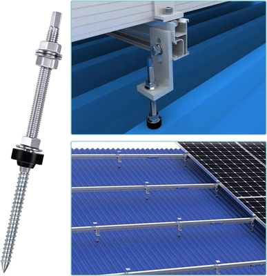 Anodisatie van zonnepanelen op het dak L-voeten in verschillende maten voor verschillende daksystemen