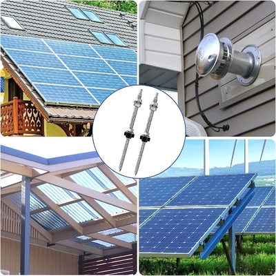Anodisatie van zonnepanelen op het dak L-voeten in verschillende maten voor verschillende daksystemen