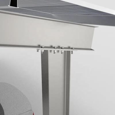 Q235 Zonneparkconstructies van staal met CE-certificering en sneeuwbelasting van 1,4 KN/m2