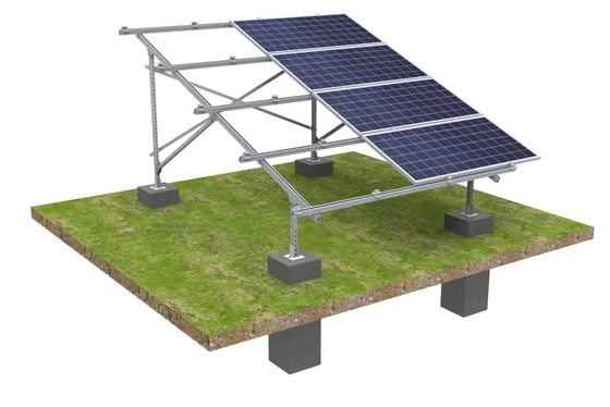 1.4KN/m2 Sneeuwbelasting Anodiseerde zonnepanelen dakbevestigingsbeugels voor PV-grondbevestiging