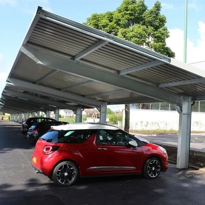 Natuurlijke 9kw volledig geïnstalleerde zonne-rak Aluminium Parkeerplaats Structurele systeem voor thuis