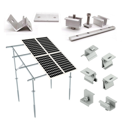 Anodisatie van PV-zonnepanelen Installatie grondmontage systeem voor maximale efficiëntie