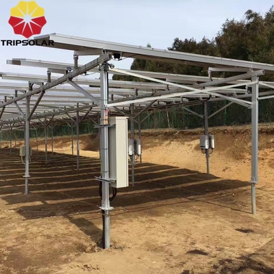 Anodisatie van PV-zonnepanelen Installatie grondmontage systeem voor maximale efficiëntie