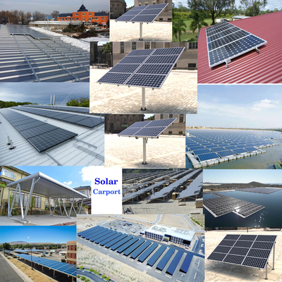 Anodisatie van PV-zonnepanelen Installatie grondmontage systeem voor maximale efficiëntie