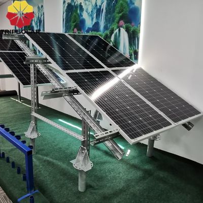 Op de grond gemonteerde montage van zonne-energie modules Sneeuwbelasting 1,5KN/m2 en windbelasting 60M/s