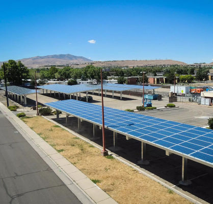 Volledig gemonteerd zonne-carport staal carport shelter voor huis zonne-energie beugel