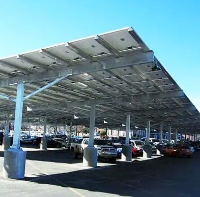 Volledig gemonteerd zonne-carport staal carport shelter voor huis zonne-energie beugel