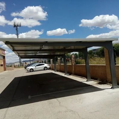 Volledig gemonteerd zonne-carport staal carport shelter voor huis zonne-energie beugel