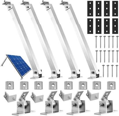 Aangepaste lengte geanodiseerde zonnepaneelbeugel voor platte dak- en wandmontageoplossing
