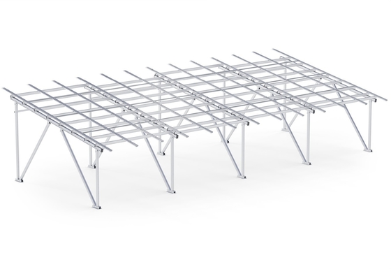 Aluminium Solar Carport Montage Kit voor windbelasting 60m/s Solar Canopy Connector System