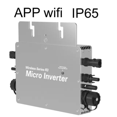 Micro-omvormer zonnestelsel met 26,6A/8,7A uitgangsstroom en WIFI/RS485-communicatie