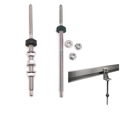 Flat Tile Solar Roof Hook SUS Montage Structure 25YRS Bedieningsduur en verschillende maten