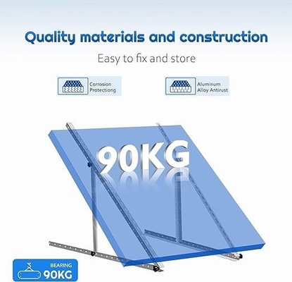 AL6005-T5 Zonnepaneel Tilt Mount Brackets voor Home Solar Mounting System 0-60 graden
