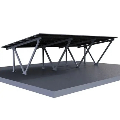 Carport zonne-installatiesysteem 10 kW lichtgewicht aluminium zonne-carports voor parkeergarages