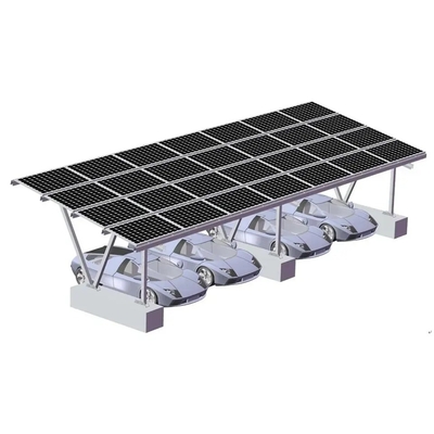 Pv-systeemstructuur Aluminium draagbare garage zonnepaneel BIPV dak dak carport posts