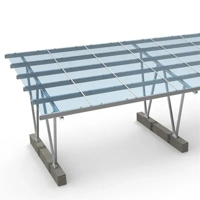 Pv-systeemstructuur Aluminium draagbare garage zonnepaneel BIPV dak dak carport posts