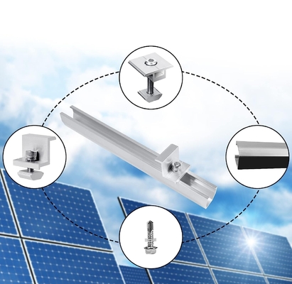 Sterke en moeiteloze installatie van zonnepanelen met geanodiseerde aluminiumbalen