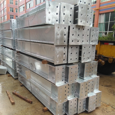 Solar Power Carport Anodisated Q235 Solar Steel Carport System voor de markt