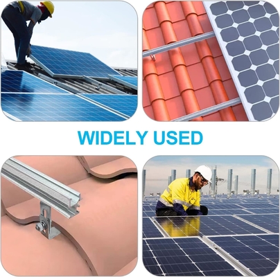 Systemen voor het monteren van zonnepanelen met geanodiseerde zonnepanelen