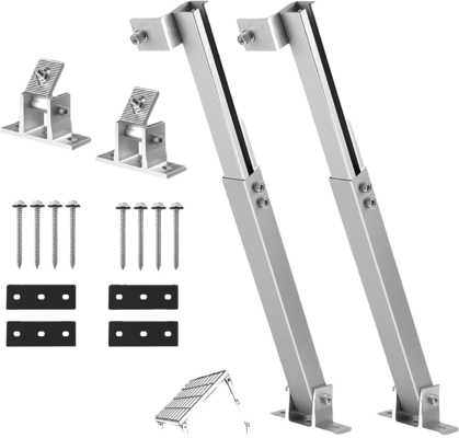 Ground Solar Panel Montage Bracket Anodized Verstelbare ondersteuning voor 25 jaar Levensduur