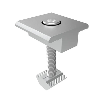 ISO9001/CE-gecertificeerde zonnepanelen bevestigingsclamps voor zonnepanelen in het midden en eind van de installatie