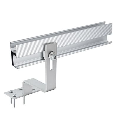1.4KN/m2 sneeuwbelasting geanodiseerde zonne-mini-rail voor zonne-dakmontage-systeem