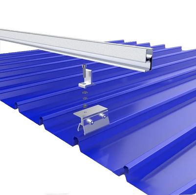 1.4KN/m2 sneeuwbelasting geanodiseerde zonne-mini-rail voor zonne-dakmontage-systeem