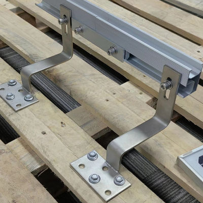 1.4KN/m2 sneeuwbelasting geanodiseerde zonne-mini-rail voor zonne-dakmontage-systeem
