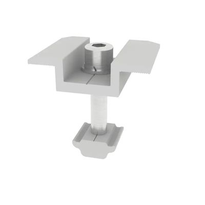 Sneeuwbelasting 1,4KN/m2 Zonne-eindklem voor zonne-energiesysteem bij montage van zonnepanelen