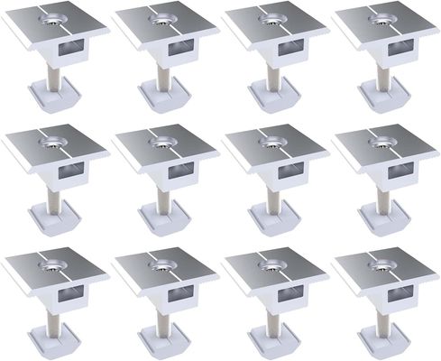 Sneeuwbelasting 1,4KN/m2 Zonne-eindklem voor zonne-energiesysteem bij montage van zonnepanelen