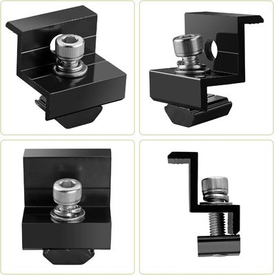 Sneeuwbelasting 1,4KN/m2 Zonne-eindklem voor zonne-energiesysteem bij montage van zonnepanelen