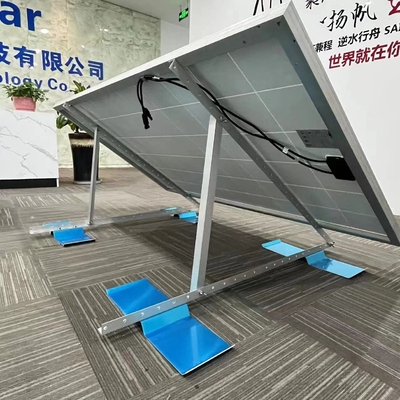 25-30 jaar levensduur Solar Railing Ballasted Roof Mounting System voor Flat Roof