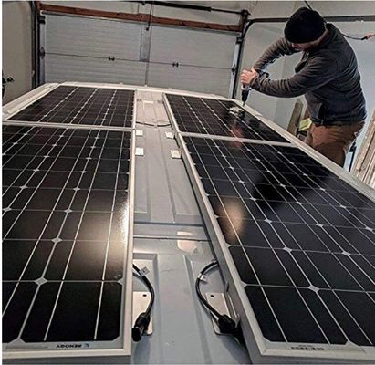 Aluminium Z-beugel voor montage van zonnepanelen op RV-energiesysteemfunctie