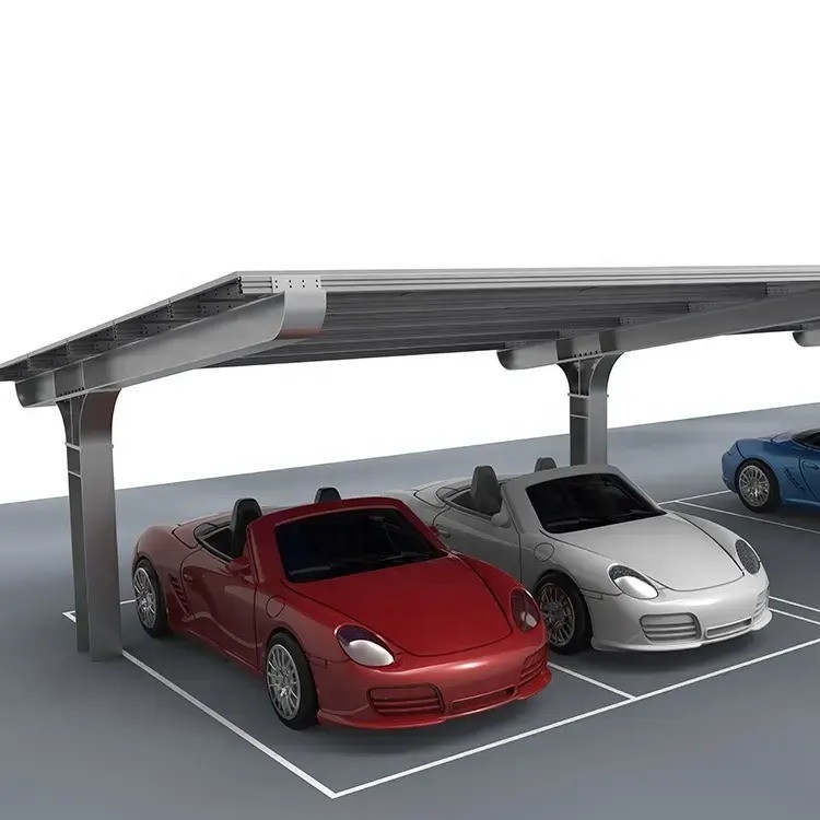 Waterdicht duurzaam carport zonne-installatiesysteem Staalconstructie voor installatie