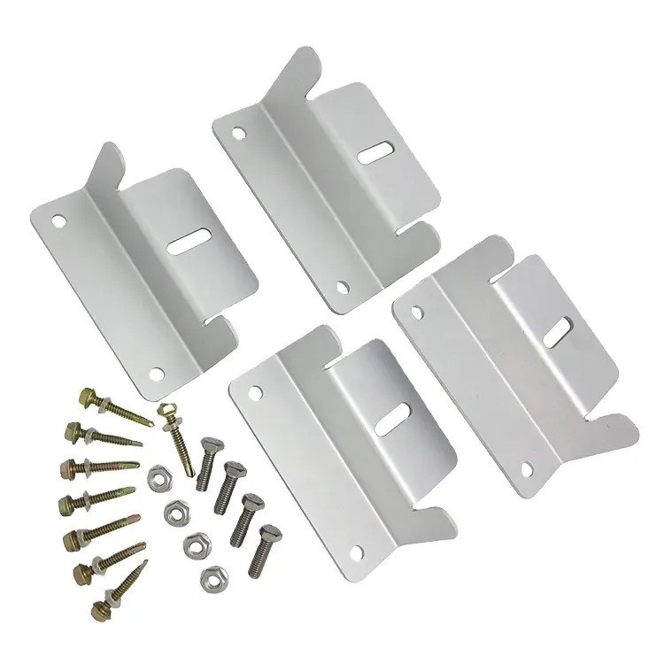 Hot-dip gegalvaniseerd Z-beugel voor RV zonnepaneel kit Gemakkelijk installeren gegarandeerd