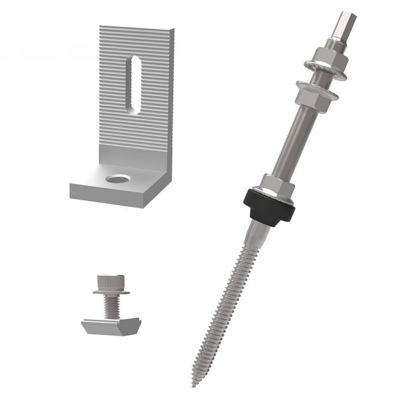 Solar Montage Hanger Bolt Kit met geanodiseerde afwerking voor daktegel ISO9001/CE gecertificeerd